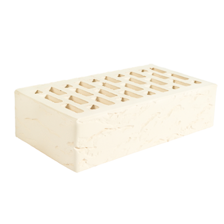 Кирпич лицевой пустотелый Норский 1НФ белый гладкий