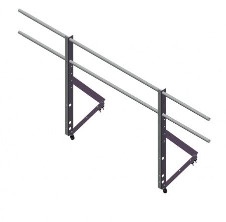 Ограждение кровли Grand Line 1,2м со снегозадержателем