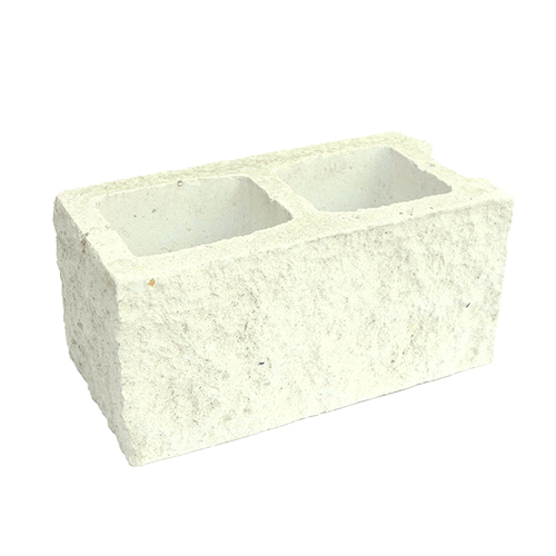 Сплитерный стеновой блок угловой ССБУ 39 ярко-белый