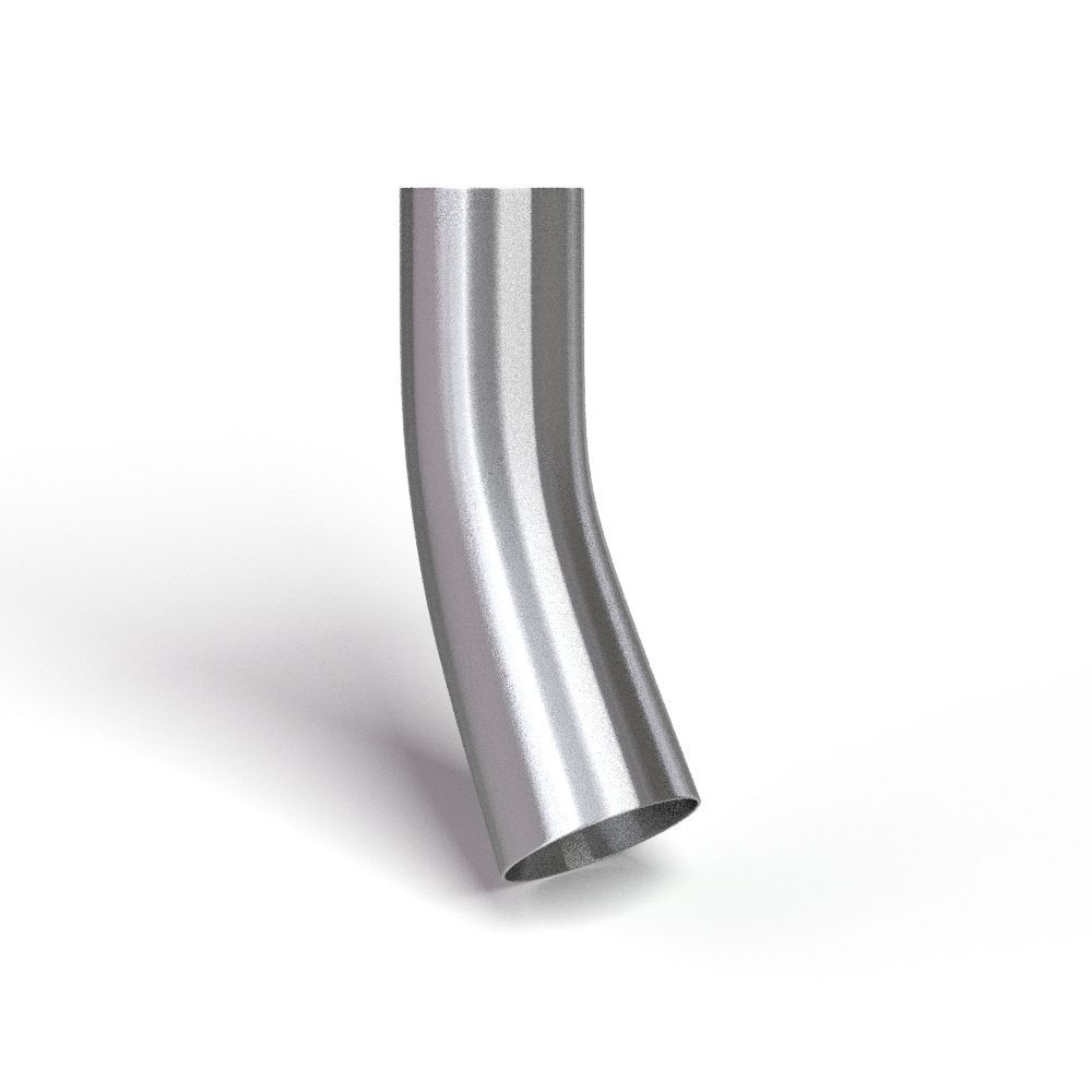 Колено трубы сливное D150 оцинковка