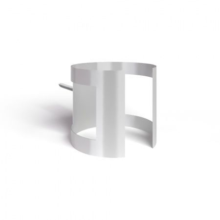 Держатель трубы D150 (саморез) RAL9003