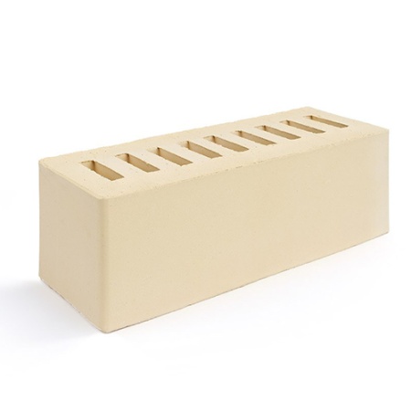 Кирпич лицевой пустотелый Норский 0,9НФ слоновая кость гладкий