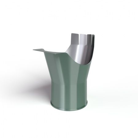 Воронка выпускная D150/100 RAL6005