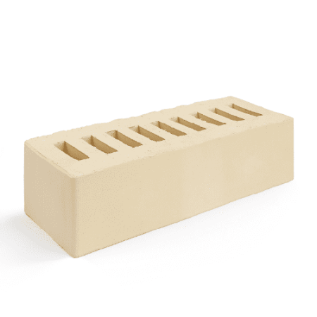 Кирпич лицевой пустотелый Норский 0,7НФ слоновая кость гладкий