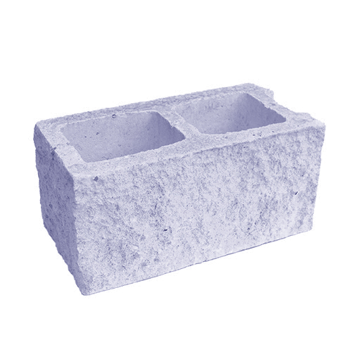 Сплитерный стеновой блок угловой ССБУ 39 цветной