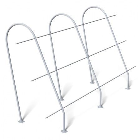 Ограждение кровельное 1200х3000 RAL7004