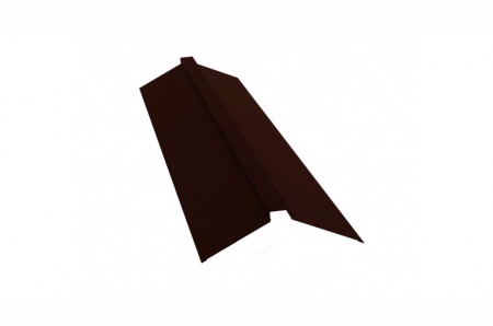 Конек плоский 115*30*115 Стальной бархат 0.5