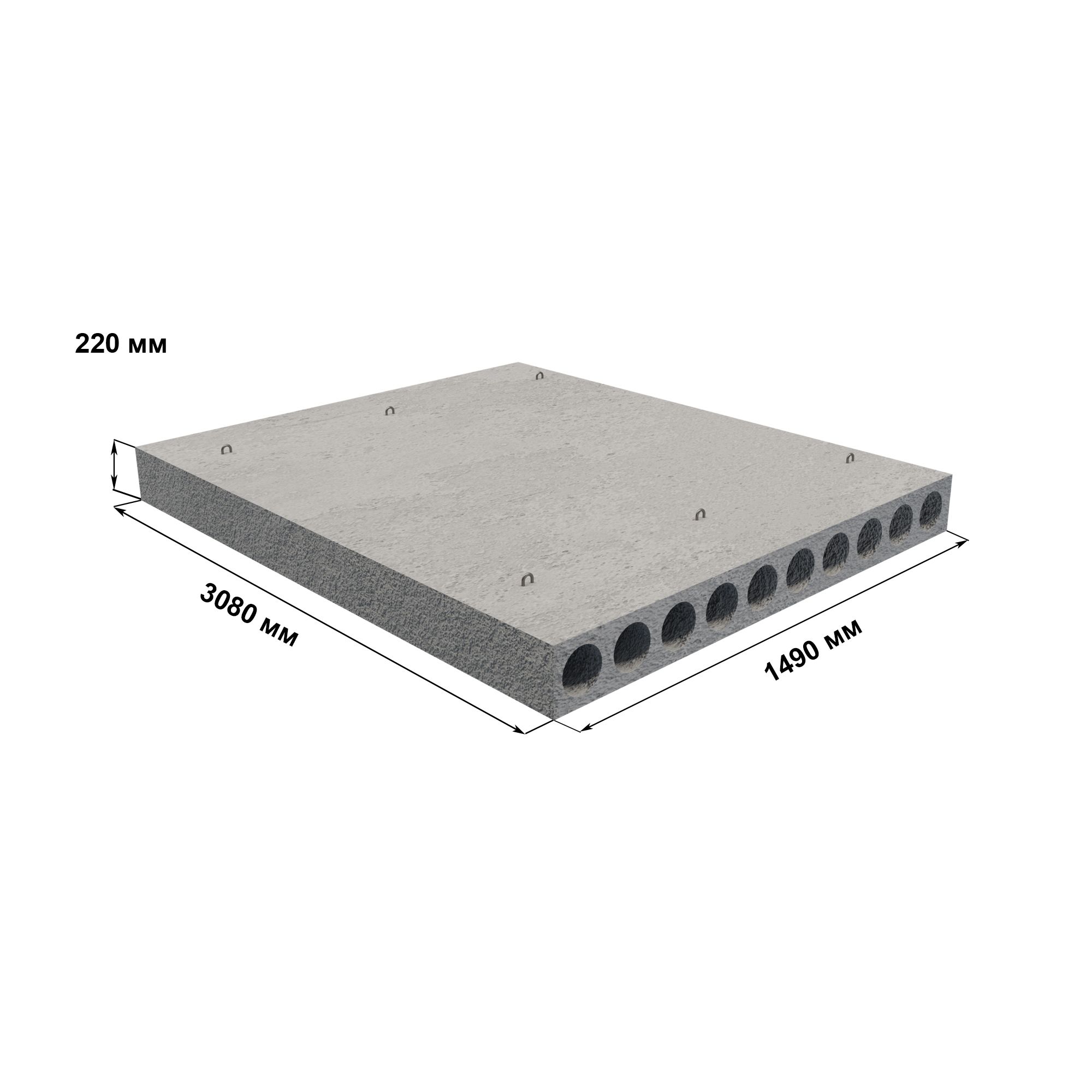 Плита перекрытия ПК31-15-8ТА