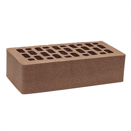 Голицынский кирпич лицевой 1НФ капучино гладкий