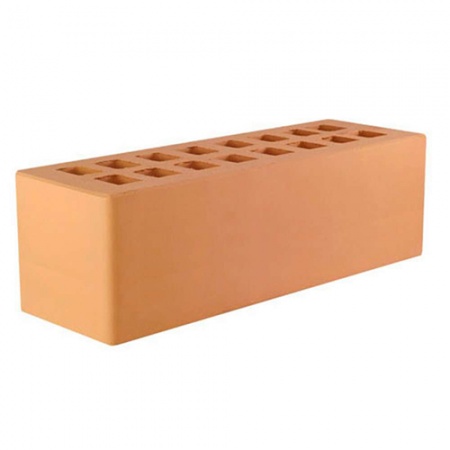 Железногорский кирпич лицевой 0,96НФ персик гладкий