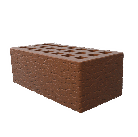 Саранский кирпич лицевой (СЗЛК) 1.4НФ какао кора дуба