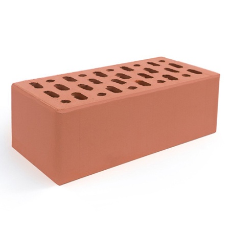 Кирпич лицевой пустотелый Норский 1,4НФ красный гладкий