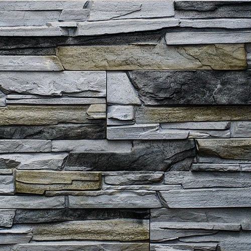 Облицовочный камень Арт Альянс Авангард серый+фисташковый