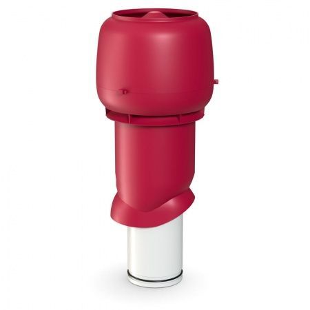 Выход вытяжки изолированный с колпаком Ø160/Ø225/500 мм красный