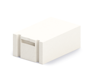 Газобетонный блок Поревит БП-400 D400 - Фото №1