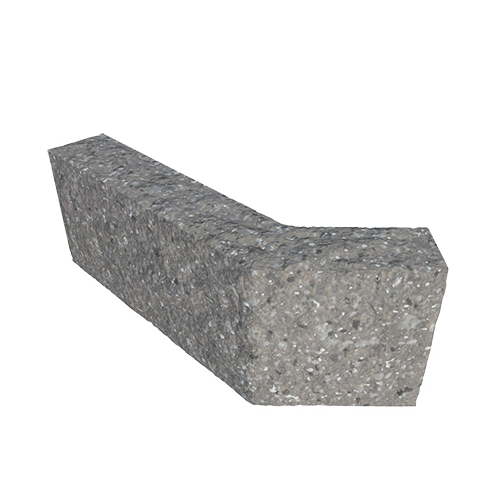 Сплитерный перегородочный блок Г-образный "135" ССПГ "135" серый с мраморной крошкой