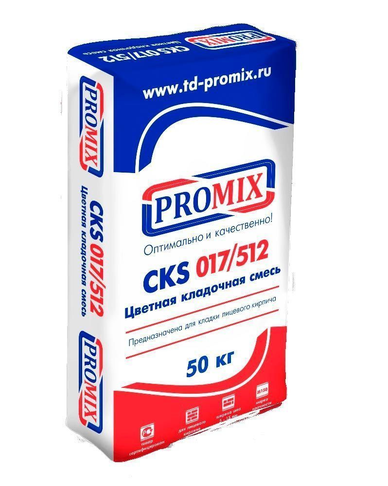 Смесь кладочная цветная Promix CKS 017 белый 0420 50 кг