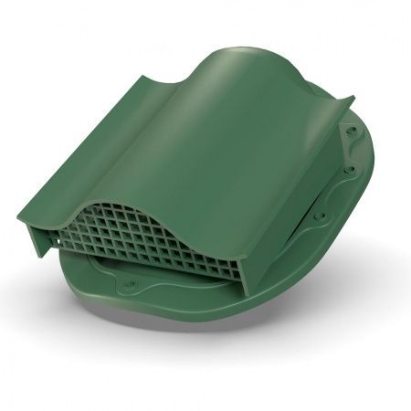 Вентиль KTV Ø110 для металлочерепицы зеленый