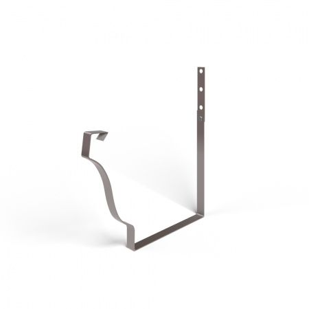 Держатель желоба карнизный 120х86х146 БЮДЖЕТ (3 мм) полиэстер RAL8017