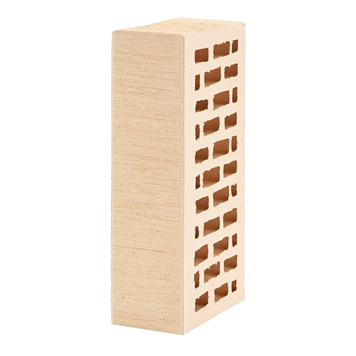 Кирпич ЛСР лицевой керамический пустотелый 1НФ слоновая кость тростник