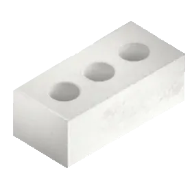 Борский кирпич силикатный пустотелый 1,4НФ белый