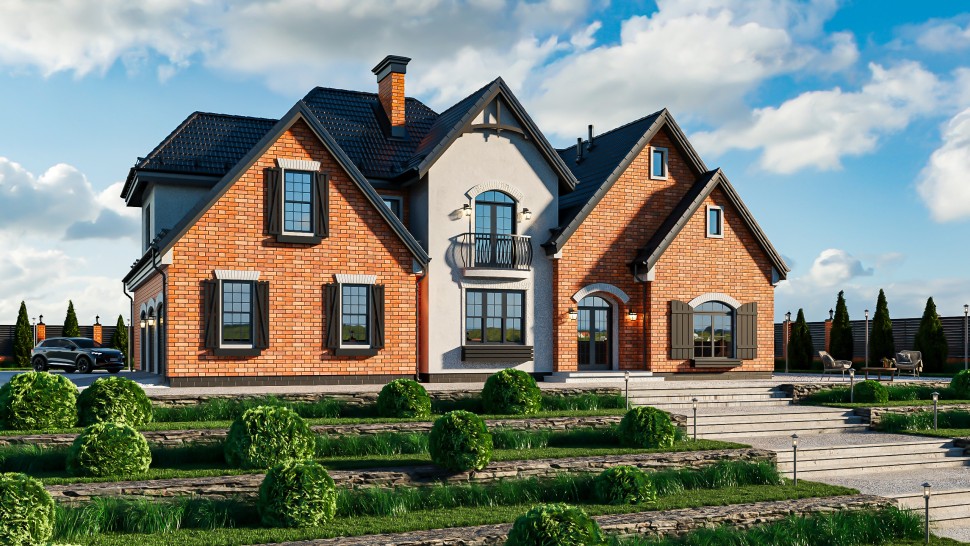 Кирпич ручной формовки Баварская кладка светлая 0,5 WDF