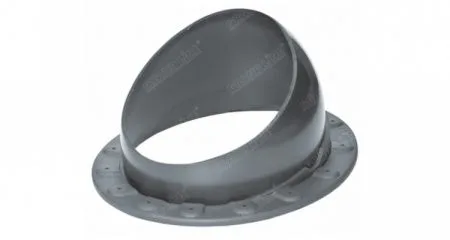 Проходный элемент Base-VT Seam 125/150 серый