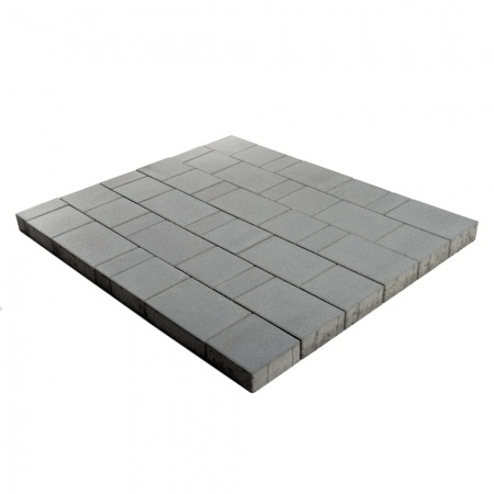 Тротуарная плитка Braer Старый город Ландхаус Серый, h=80