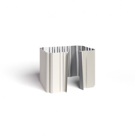 Держатель трубы 76х102 (на кирпич) RAL9010