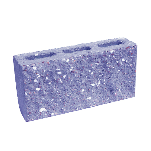 Сплитерный перегородочный блок ССПБ 39 цветной с мраморной крошкой