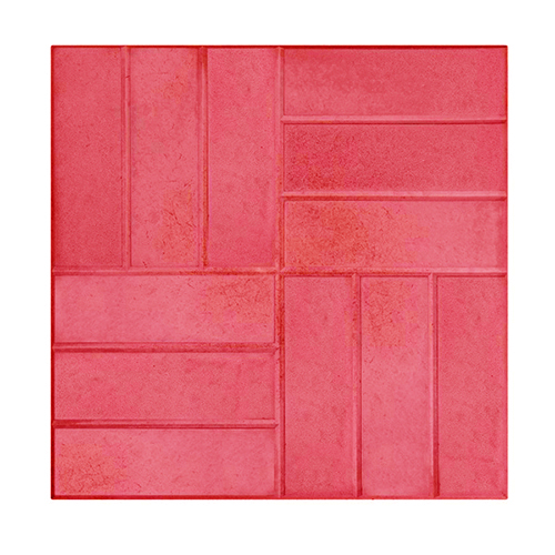 Тротуарная плитка Арт Альянс 12 камней 500 х 500 х 60 Красный