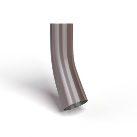 Колено сливное D100 (60°) RAL8017