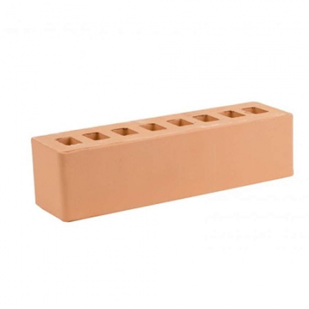 Железногорский кирпич лицевой 0,5НФ персик гладкий