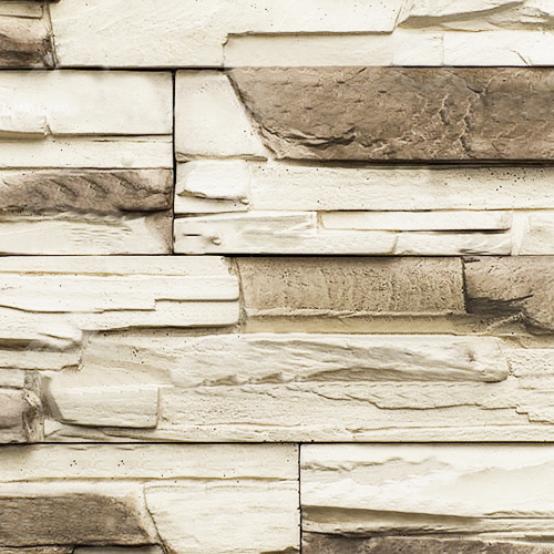 Облицовочный камень Арт Альянс Каркасон бежевый+темно-коричневый