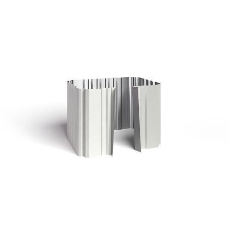 Держатель трубы 76х102 (на кирпич) полиэстер RAL9003