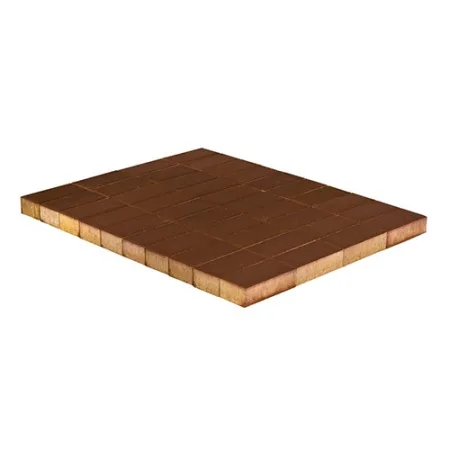 Тротуарная плитка Braer Прямоугольник Коричневый, h=60