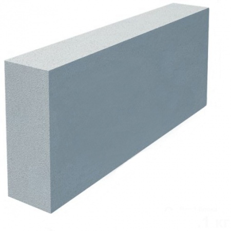 Газобетонный перегородочный блок Build stone D400 600х100х250