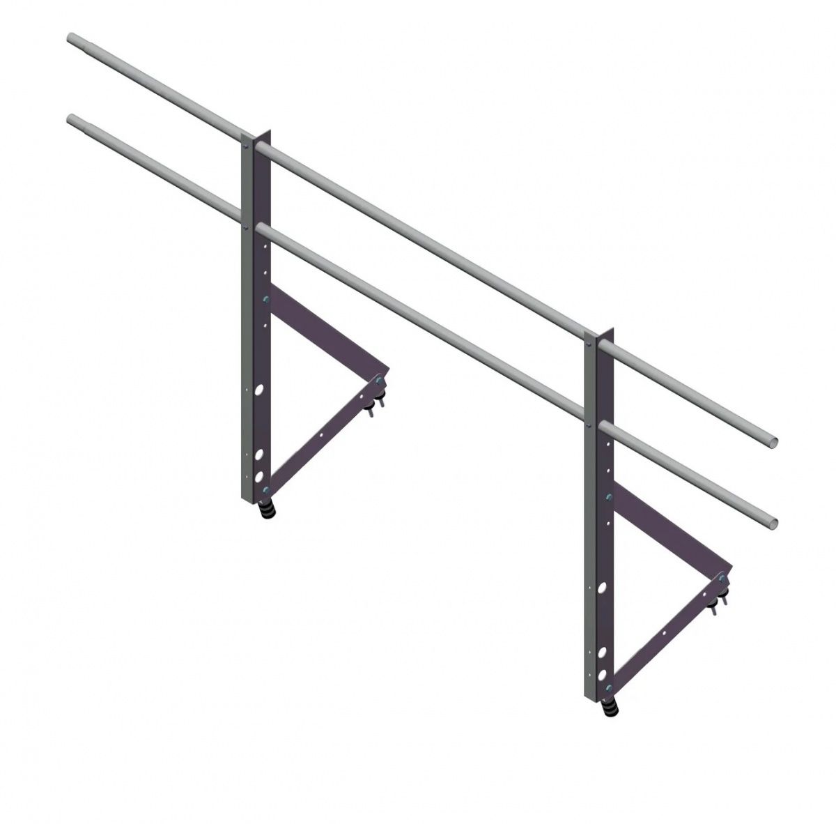 Ограждение кровли Grand Line 1,2м со снегозадержателем