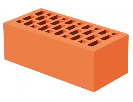 Голицынский кирпич лицевой 1.4НФ абрикос гладкий