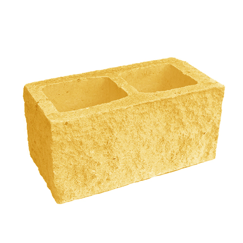 Стеновой блок перевязочный СБП 39 желтый на бц