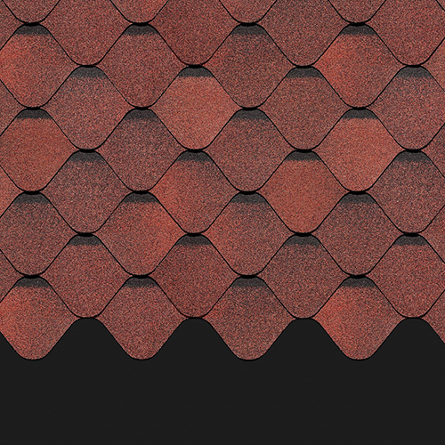 Гибкая черепица Docke Premium Ницца Клубника