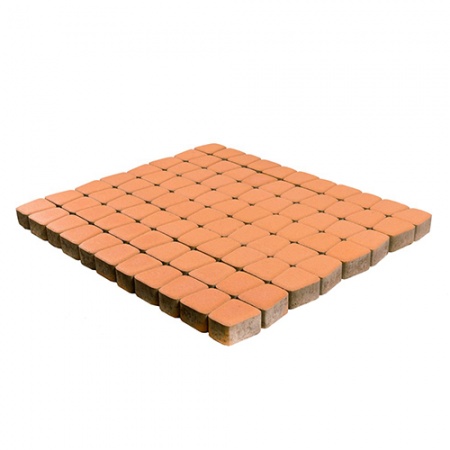 Тротуарная плитка Braer Классико круговая Коралловый, h=60