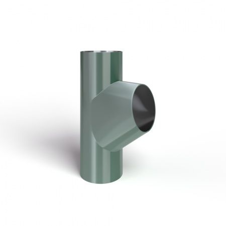 Тройник трубы D100 RAL6005