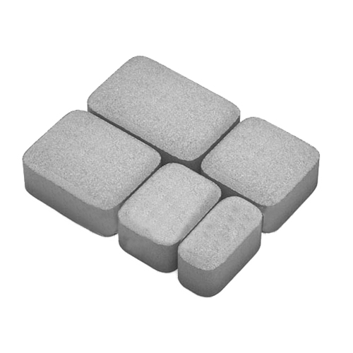 Брусчатка вибропресс Арт Альянс Старый город 120 х 90 х 45 Серый