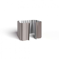 Держатель трубы 76х102 (на кирпич) полиэстер RAL8017