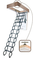 Лестница чердачная FAKRO LST 120*60/260-280 см