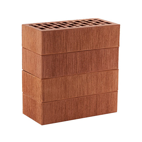 Кирпич ЛСР лицевой керамический пустотелый 1НФ