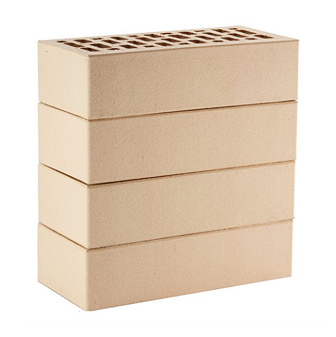 Кирпич ЛСР лицевой керамический пустотелый 1НФ