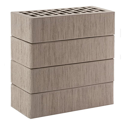 Кирпич ЛСР лицевой керамический пустотелый 1НФ