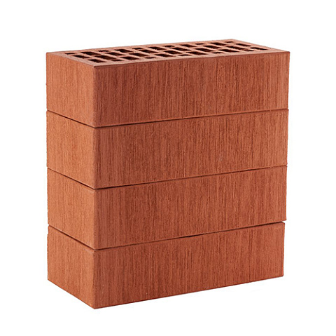 Кирпич ЛСР лицевой керамический пустотелый 1НФ